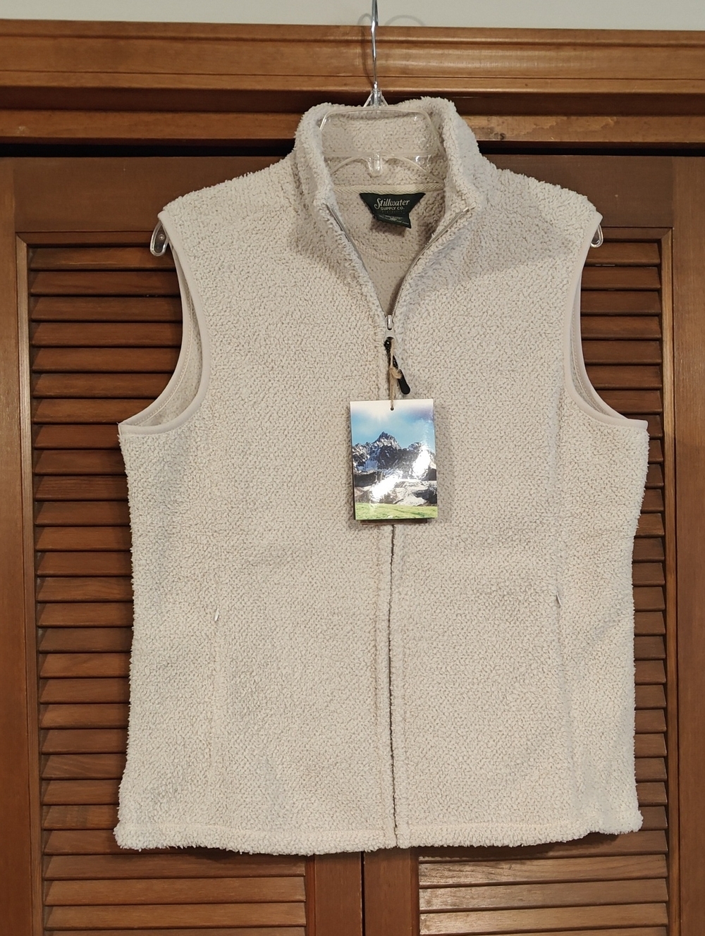 NWT Stillwater Sherpa Fleece Zip-Up Vest